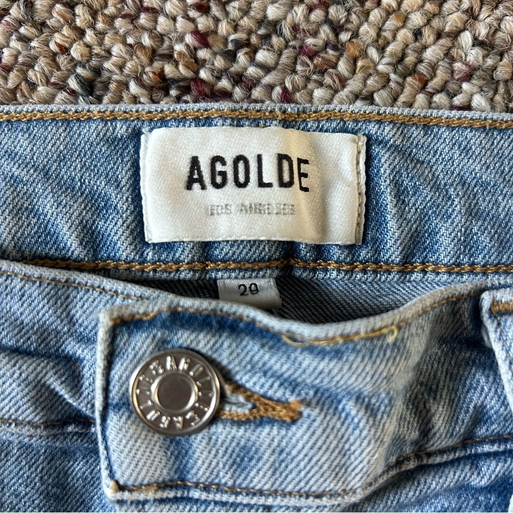 Agolde Riley Cropped Jeans Size 29 - Picture 7 of 10